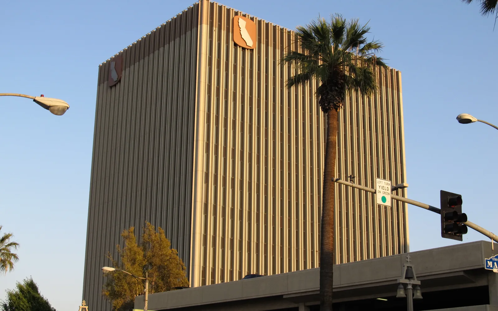 The California Tower with its distinctive architecture in downtown Riverside, California